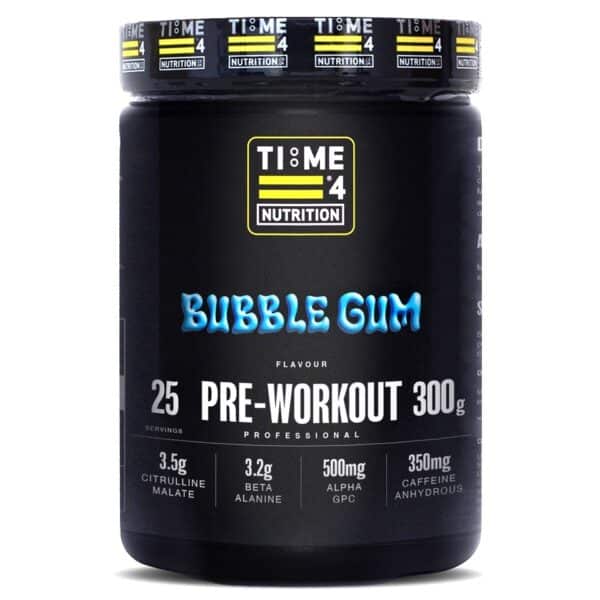 Time 4 pre workout professional bubble gum flavour