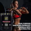 TIME-4-EAA-ESSENTIAL-AMINO-ACIDS-FRUIT-PASTILLES-TUB-FEMALE-IN-VEST-TOP-CLEAN-AND-JERK-BARBELL