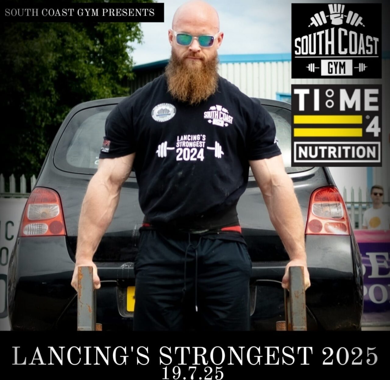 test TIME 4 NUTRITION ARE PROUD TO SPONSOR LANCINGS STRONGEST 19TH JULY 2025