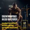 A promotional poster for Time4Nutrition outlining some of the benefits of creatine monohydrate.