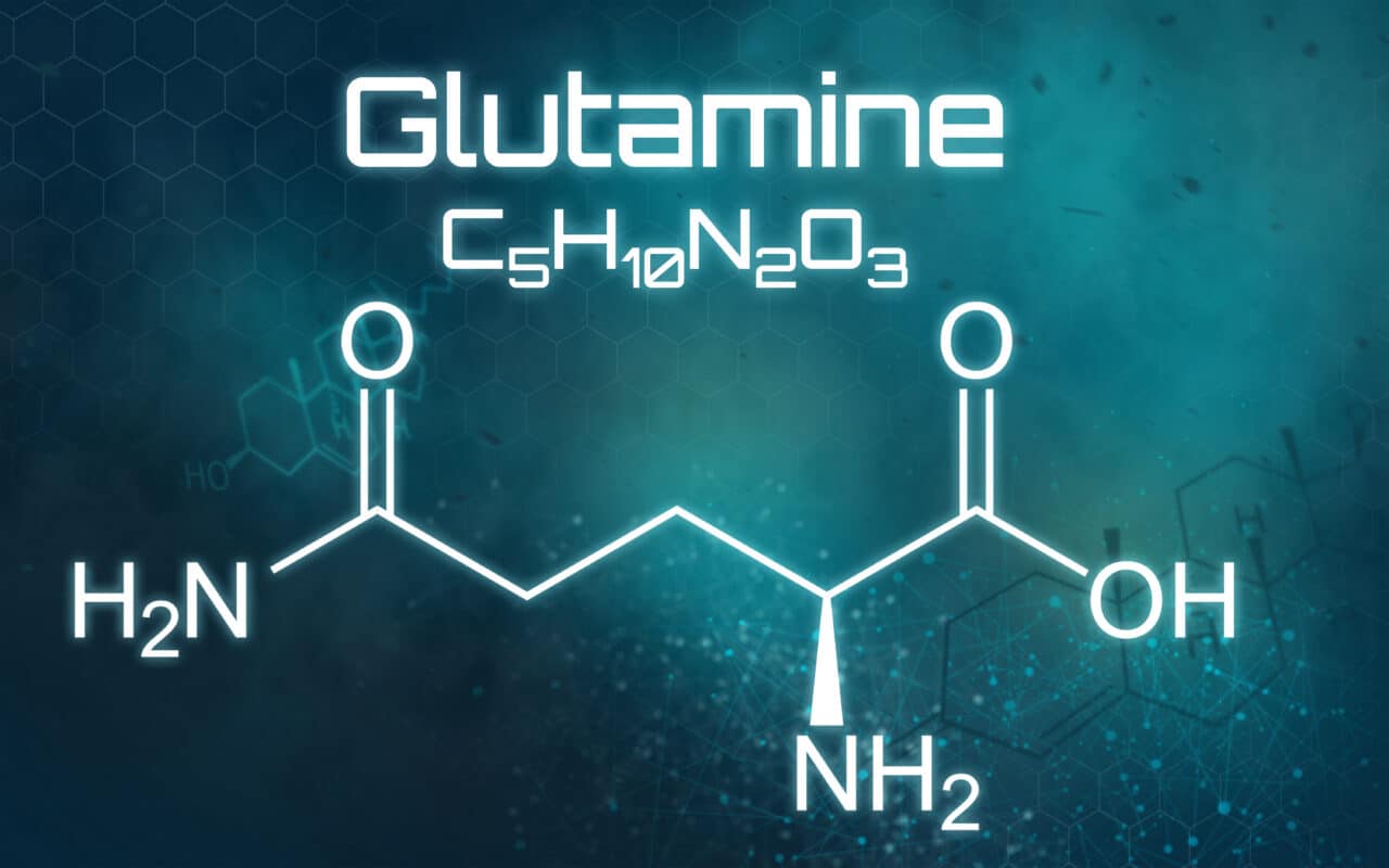 Chemical breakdown of glutamine